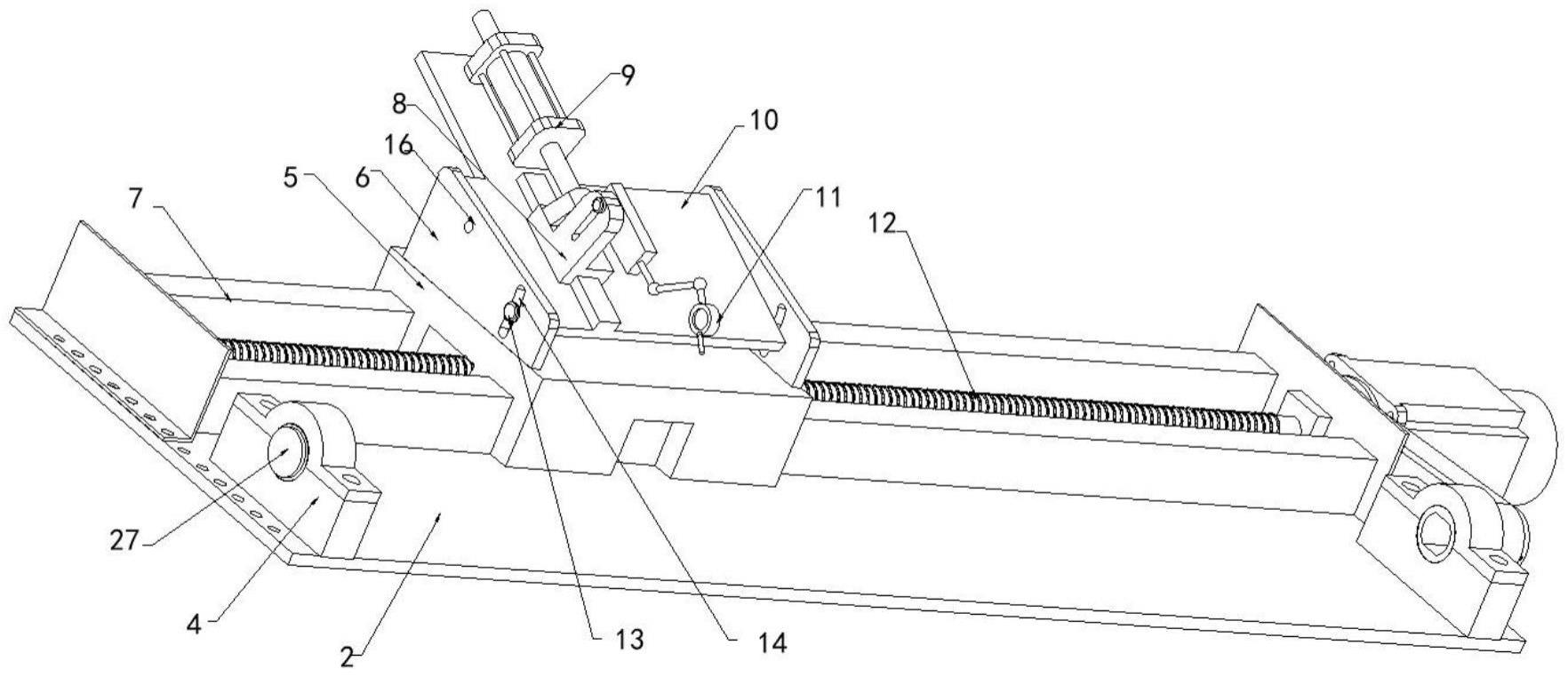 一種用于電容薄膜分切機(jī)的調(diào)刀機(jī)構(gòu)的制作方法
