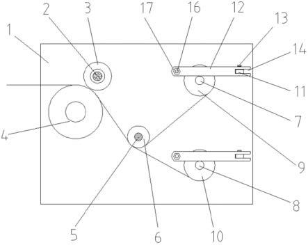 一種銅箔分切夾緊固定裝置的制作方法 一種銅箔分切夾緊固定裝置的制作方法